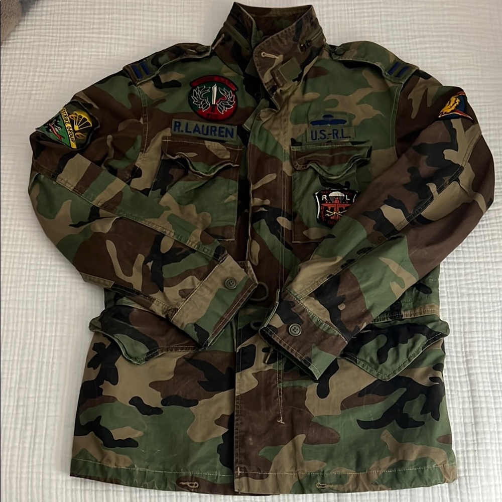 Ralph Lauren Camouflage Military Jacket